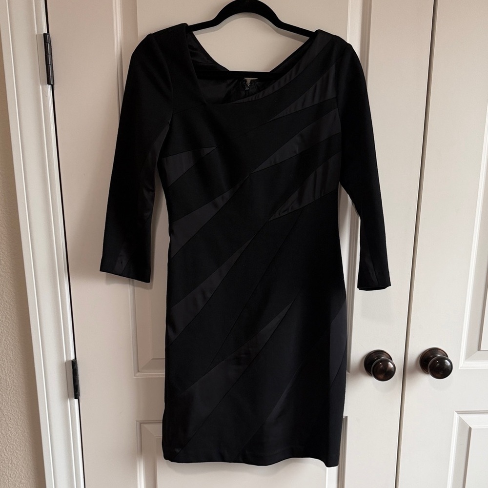Max & Cleo Black Long Sleeve Dress